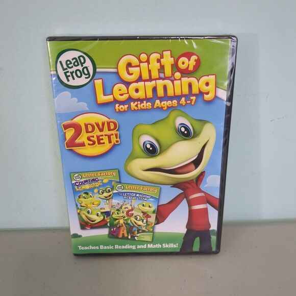 Leapfrog: Gift Of Learning for Kids Ages 4-7 - Double Feature [DVD] - Picture 1 of 2